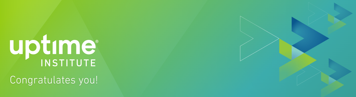 Uptime Institute Publicity Kit congratulations page