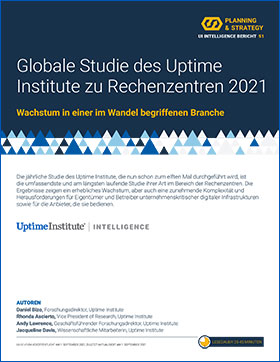 Report: Uptime Institute's 2021 Data Center Industry Survey (German)