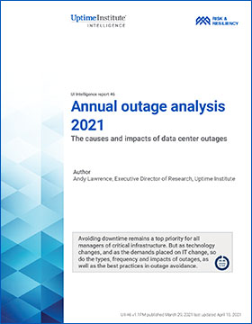 Annual outage analysis 2021
