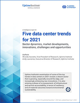 Five data center trends for 2021