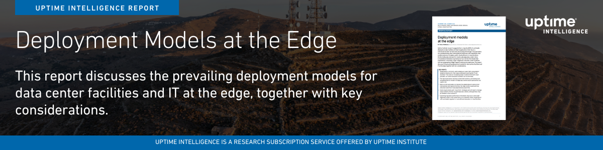 Deployment Models at the Edge