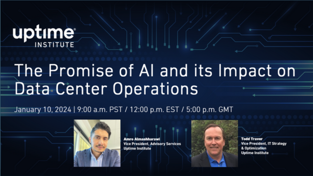 Webinar: The Promise of AI and its Impact on Data Center Operations