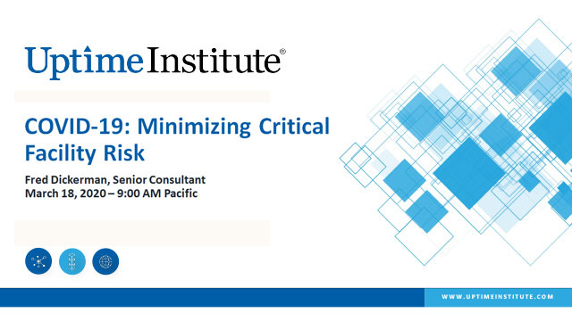 COVID-19: Minimizing Critical Facility Risk Webinar